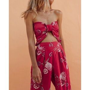 POSSE ALFIE JUMPSUIT - RED PINEAPPLE